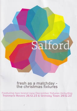 Salford City v Tranmere Rovers Match Programme 2023-12-26